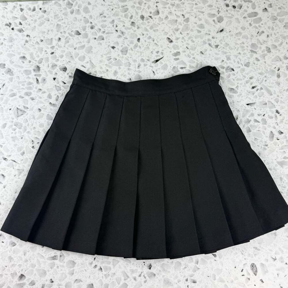American Apparel Black Pleated Tennis Mini Skirt Size S
